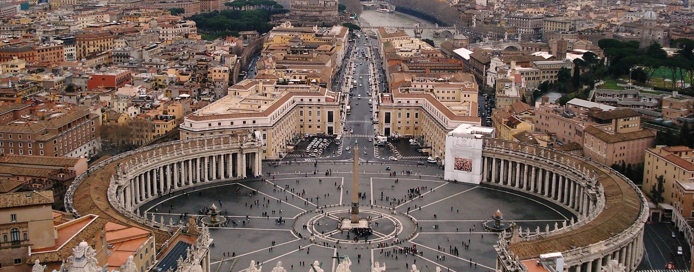 Blick über Vatikan